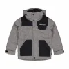 Boys Dugout Jacket Black/Grey