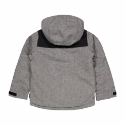 Boys Dugout Jacket Black/Grey