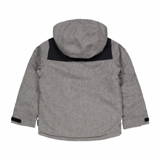Boys Dugout Jacket Black/Grey