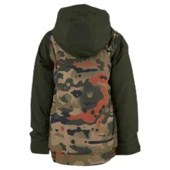 Boys Gameday Jacket Patterned/Green