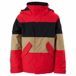 Boys' Symbol Jacket Tomato/true Black/kelp