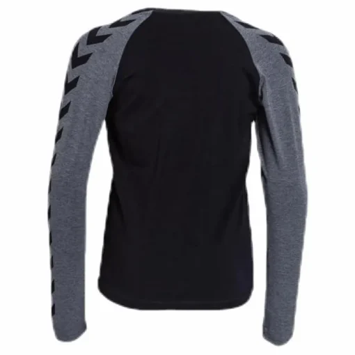 Boys T-Shirt LS Black/Grey