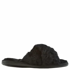 Brahny W Plush Slipper Black