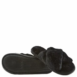 Brahny W Plush Slipper Black