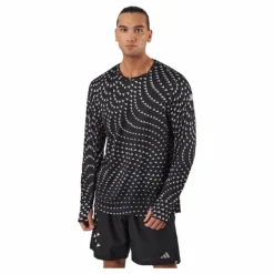 Brand Love Graphic Long Sleeve Long-sleeve Top Black