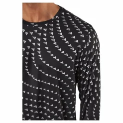 Brand Love Graphic Long Sleeve Long-sleeve Top Black