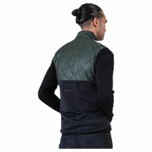 Brandon Chevron Gilet Green