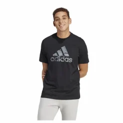 Camo Badge of Sport Graphic T-Shirt Black