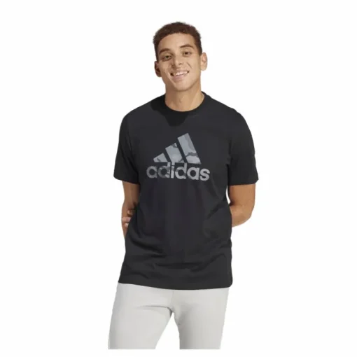 Camo Badge of Sport Graphic T-Shirt Black