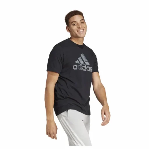 Camo Badge of Sport Graphic T-Shirt Black