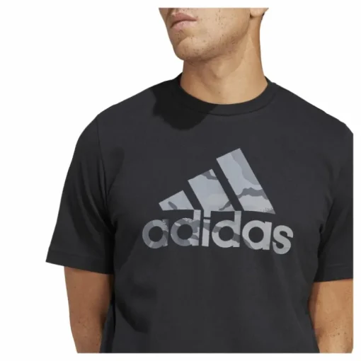 Camo Badge of Sport Graphic T-Shirt Black