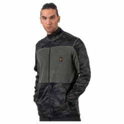 Camo Fleece Jacket Green