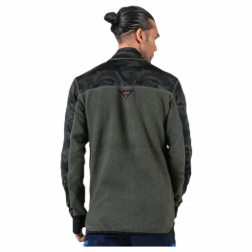 Camo Fleece Jacket Green