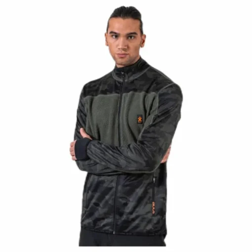 Camo Fleece Jacket Green