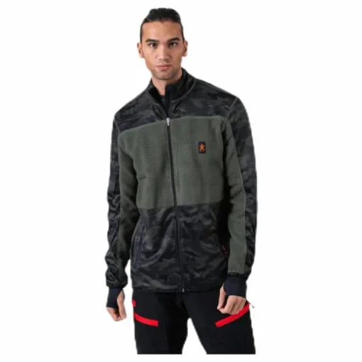 Camo Fleece Jacket Green