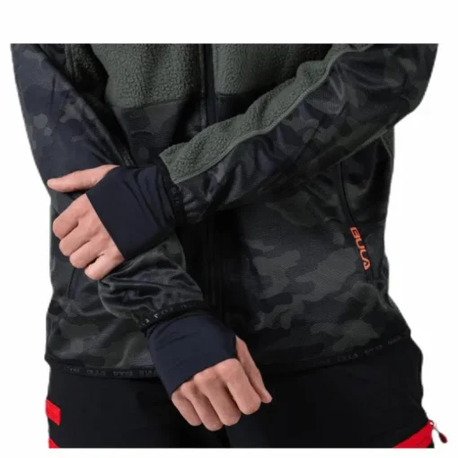 Camo Fleece Jacket Green