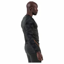 Camo Merino Wool Crew Green