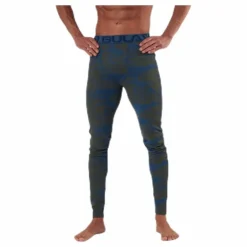 Camo Merino Wool Pants Blue/Green