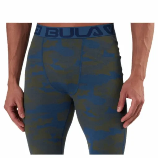 Camo Merino Wool Pants Blue/Green