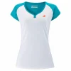 Cap Sleeve Top Play Blue/White