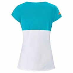 Cap Sleeve Top Play Blue/White