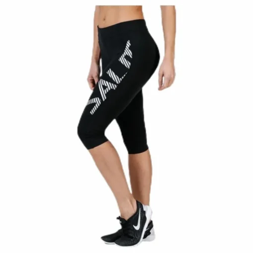 Capri Logo Tights W Black