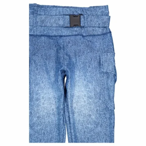 Cargo Leggings Denim Denim
