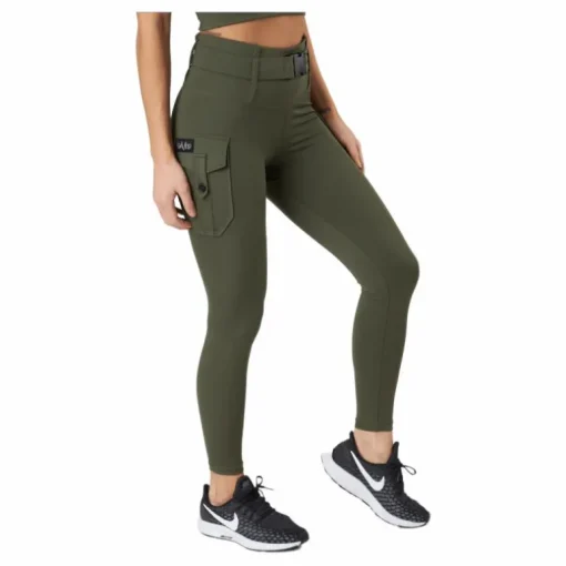 Cargo Leggings Military Green