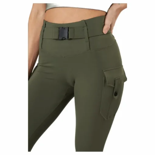 Cargo Leggings Military Green