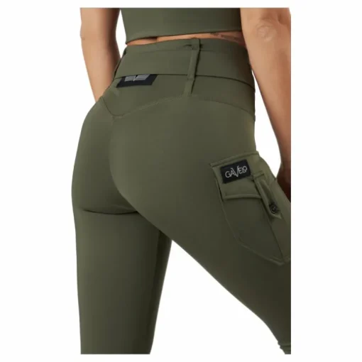 Cargo Leggings Military Green
