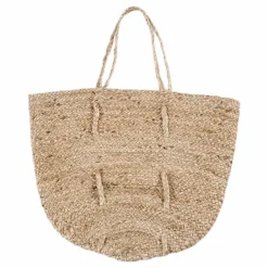 Carmen Jute Shopper Bag Beige