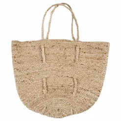 Carmen Jute Shopper Bag Beige