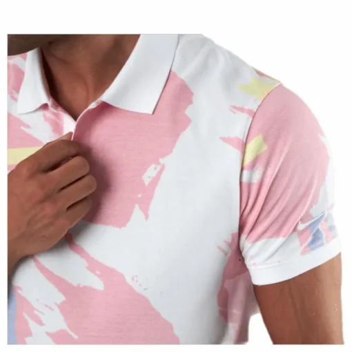 Challenge Court Polo White/Red
