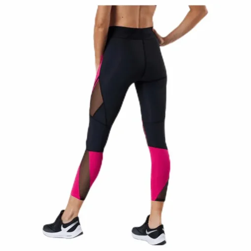 Charge Mesh Tights Pink/Black