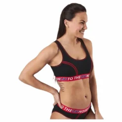Ck One Listen Unlined Bralette Black/Red