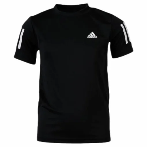 Club 3 Stripes Tee Youth Black