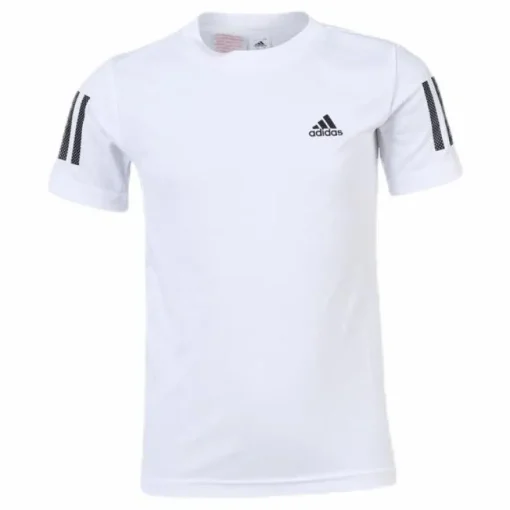 Club 3 Stripes Tee Youth White