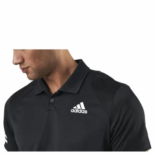 Club 3-Stripe Polo Black