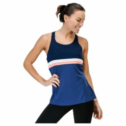 Club Tank W Blue/Orange