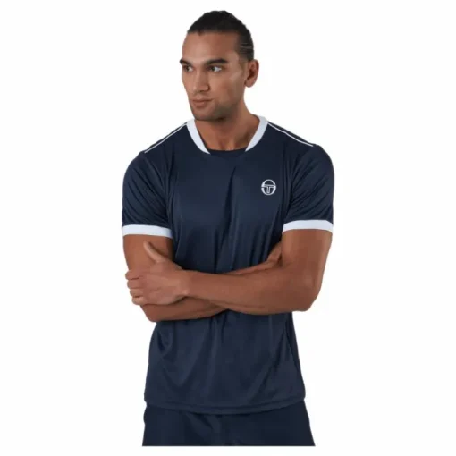 Club Tech T-shirt Navy/white