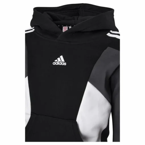 Colorblock 3-Stripes Hoodie Black