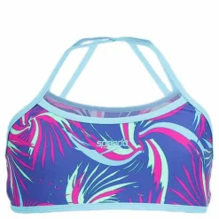 Colour Melt Allover Crop 2 Piece Blue