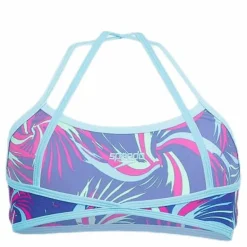 Colour Melt Allover Crop 2 Piece Blue