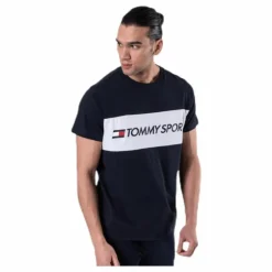 Colourblock Logo Top Blue