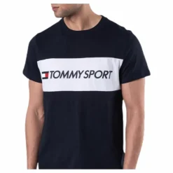 Colourblock Logo Top Blue