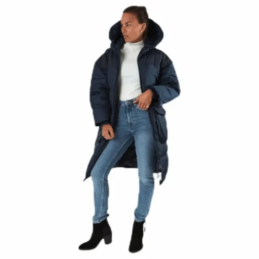 Comfy Puffer Coat Blue