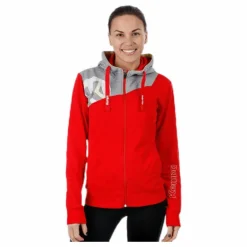 Core 2.0 Hood Jacket W Grey/Red