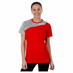 Core 2.0 Shirt W Grey/Red