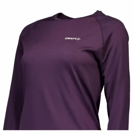 Core Dry Active Comfort Ls W Dk Plum