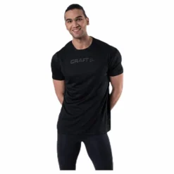 Core Essence SS Mesh Tee Black